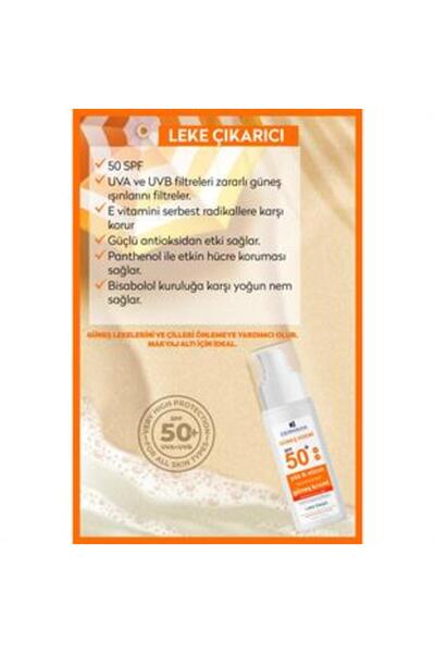 Dermavia Güneş Kremi Lekeli Karşıtı SPF50+ 100 ml