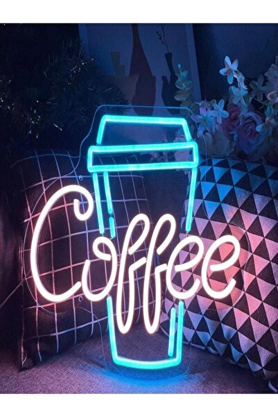 Genel Markalar Coffee Bardak Neon Tabela