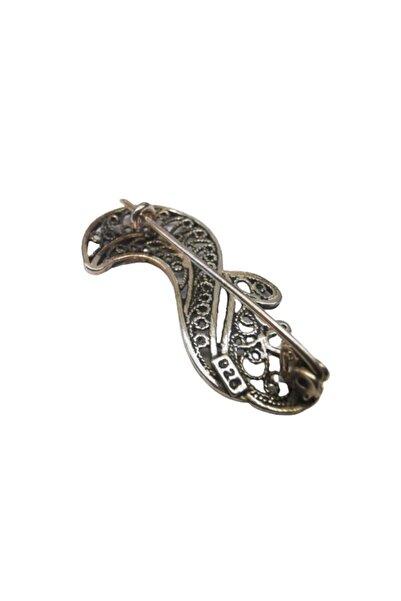 Jolie Silver Brooch Silver 925 Squirrel Filigree