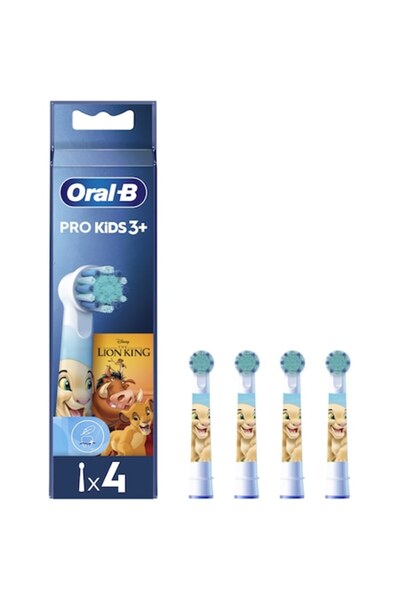 Oral-B Electric Toothbrush Refill for Kids Pro Kids Lion King, 4 pcs