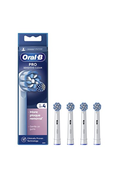 Oral-B Replacement Heads for Electric Toothbrush Sensitive Clean Pro, 4 pcs