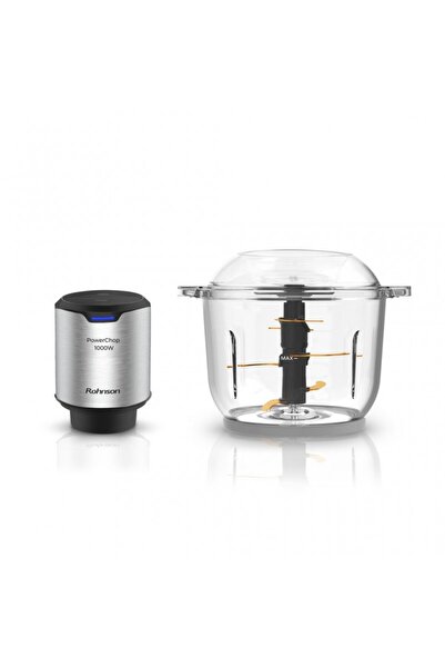 ROHNSON Chopper R5111 PowerChop, 1000W, 2L, glass bowl, 2 speeds, 6 titanium knives