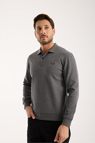 Polo Yaka Sweatshirt