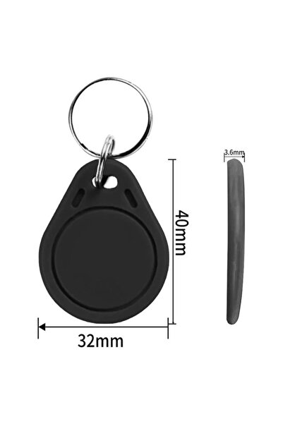 Powermaster مفتاح قفل الموظفين ST-07792 بتقنية NFC RFID بتردد 13.56 ميجاهرتز (KEYFOP-TAG Proximit)