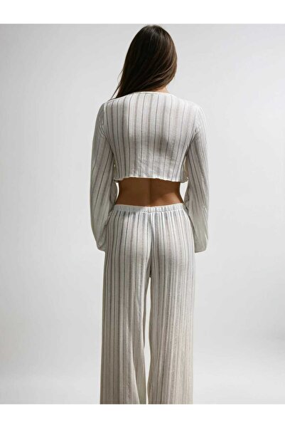 Cherry Lane White Transparent Pareo Set