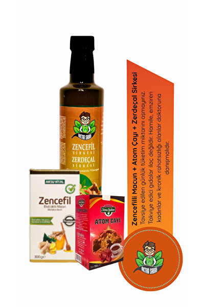 aktar sabri Bağışıklık Destek Seti – Zencefilli Macun - Atom Çayı - Zerdeçal ...