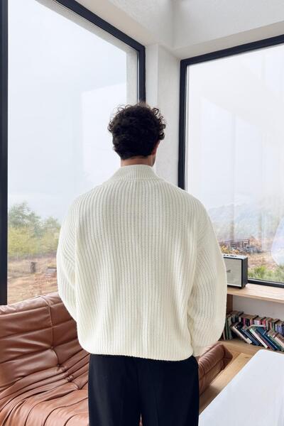 Flaw Wear Half Collar Zippered Basic