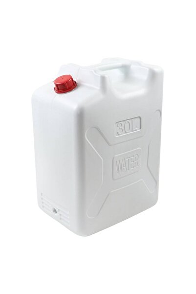 DacEnergy Water bottle, made of high-density polyethylene, with lid, 33 x 23 x 47 cm, 30 liters, white and ...