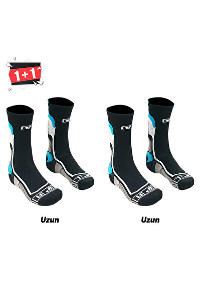 GP KOMPOZİT Set de șosete termice lungi universale albastre