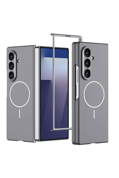 Microsonic Samsung Galaxy Z Fold 7 Case Shape Hard Magsafe Gray