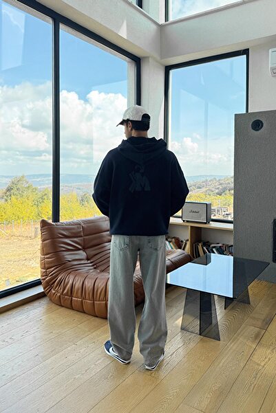 Flaw Wear Geometric Pattern Hoodie