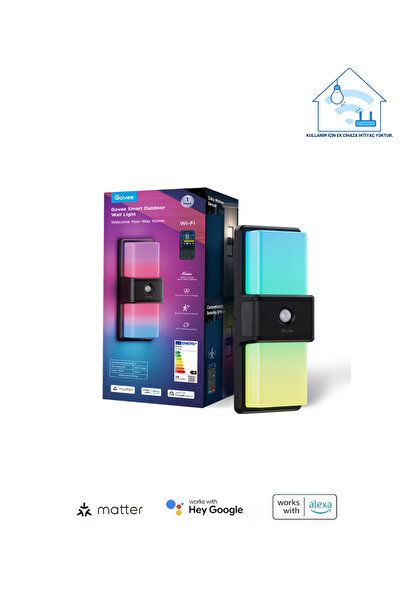 Govee Dış Mekan Hareket Sensörlü Duvar Aydınlatması IP65 H7078CD1