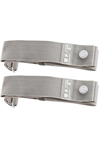 LUCATTI Set 2 curele pentru bagaje, reglabile, cu catarama, marime S+L, Gri