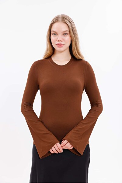 Yade Fashion Kadın İspanyol Kol Body