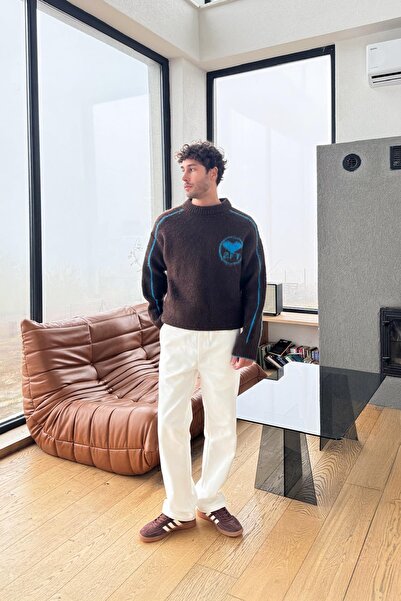 Flaw Wear 2ft Knitwear Sweater with Stripe Detail