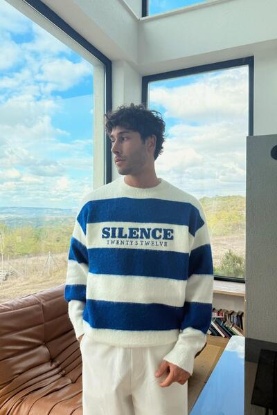Flaw Wear Silence Nakışlı Triko Kazak