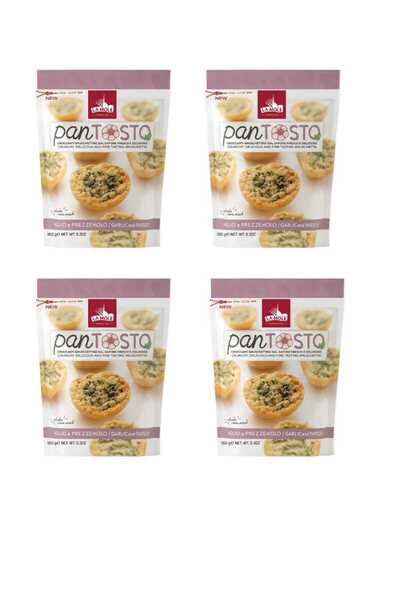 LA MOLE La Molè Pan Tosto Sarımsak Maydanozlu İtalyan Kızarmış Ekmek Cipsi 4 ADET x 150 GR