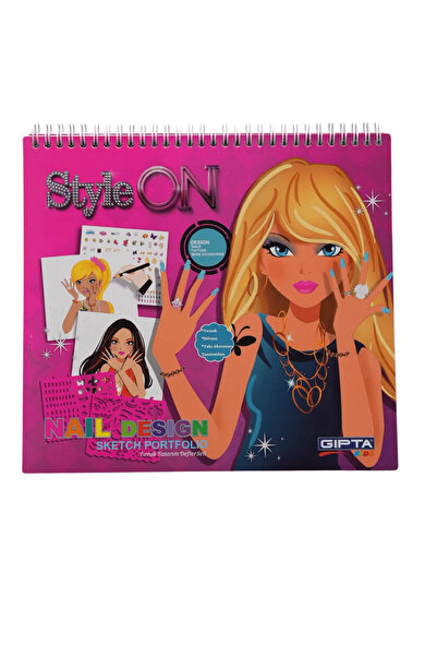 Gıpta Style on Nail Design Sketch Portfolio Nail Design Notebook Set K9003