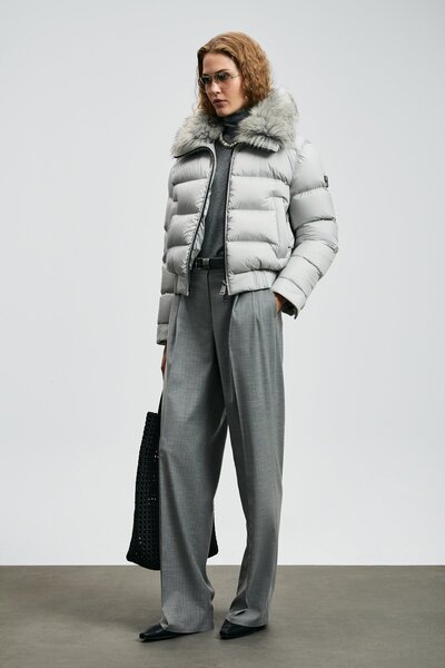 Lufian Daısy Kadın Şişme Mont 122120041,Siyah,36