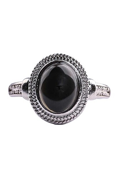 Zeynep Büyükbay خاتم أونيكس كبير قابل للتعديل بحجر واحد