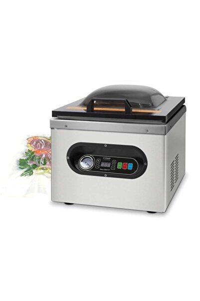 CASO Germany Aparat de etanșat în vid cu cameră, Caso Germania, VacuChef 77, vid uscat/umed/lichid, oțel inoxidabil