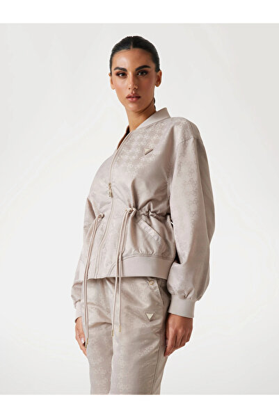 Guess Jachetă activă liliac pentru femei Aop V5YL11WHFU0-FJ8F