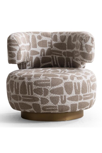 SHOWDEKO New Prag Koltuk Takımı Döner Tekli Berjer