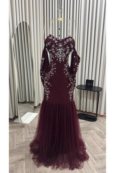 NALA FASHION فستان سهره بتصميم ميرميد حورة البحر