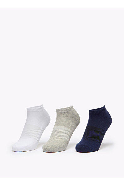 GLOO Textured Ankle Length Cushioned Socks - Set of 3