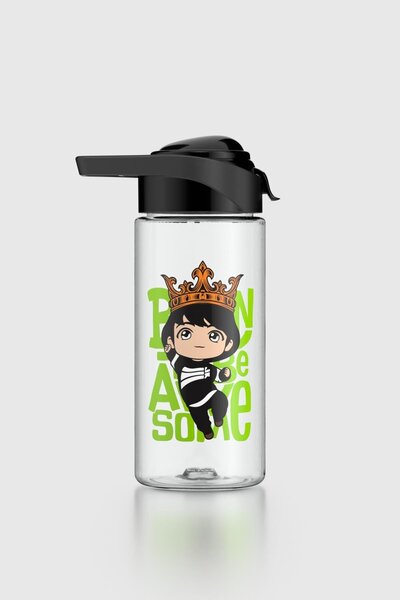Renga Juno King Patterned 500 ml Children's Water Bottle 912096 Black