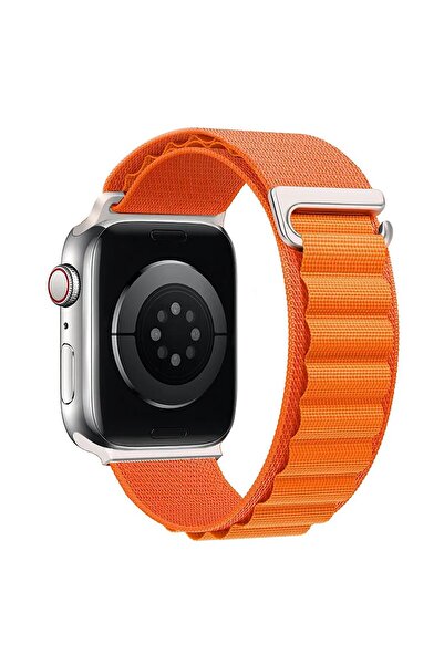 Microsonic Apple Watch Ultra 3 Kordon Alps Spin Turuncu