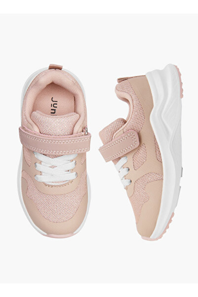 Juniors Girls' Hook and Loop Ankle Sneakers