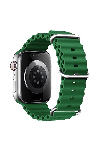 Microsonic Apple Watch Ultra 3 Kordon Aqua Belt Yeşil
