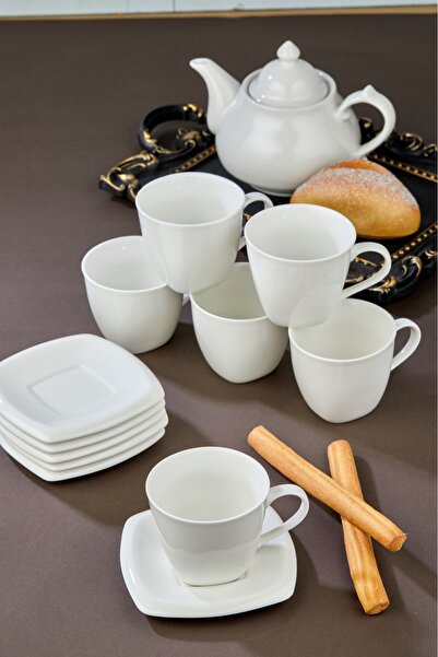 Cooker 6-Piece 220 ml Porcelain Cup Set | Stylish Boxed Gift Coffee Cup