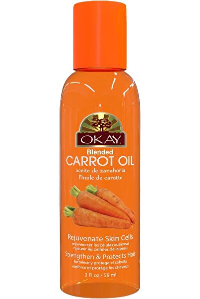 Okay Carrot Oil for Hair, Skin, and Nails, 60 ml, by