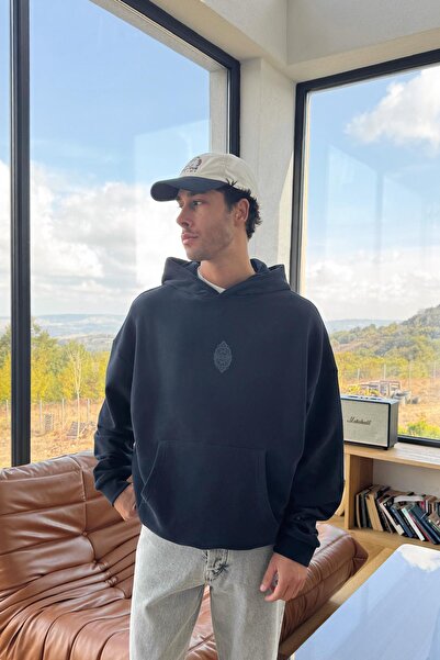 Flaw Wear Geometric Pattern Hoodie