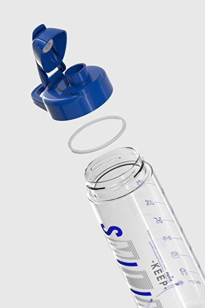 Renga Lidya Smiling Pattern 730 ml Tritan Flask 912035 Blue