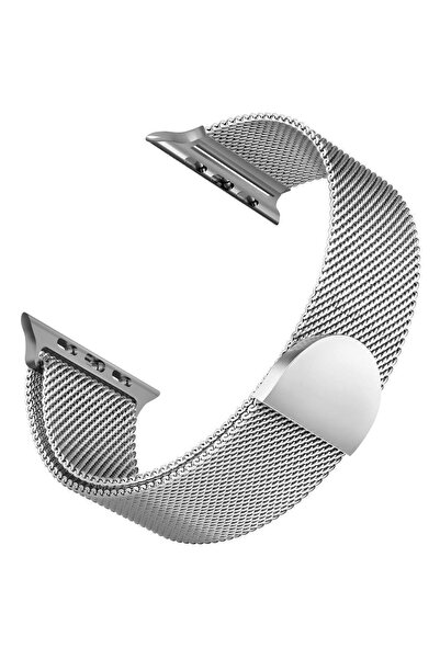 Microsonic Apple Watch Ultra 3 Kordon Luxe Metal Twist Gümüş