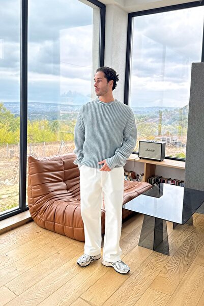 Flaw Wear Ribbed Knitwear Sweater