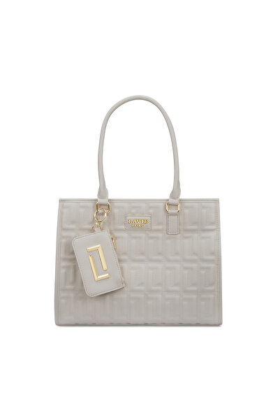 Lavie Luxe حقيبة نسائية كبيرة من Quem (أبيض فاتح)