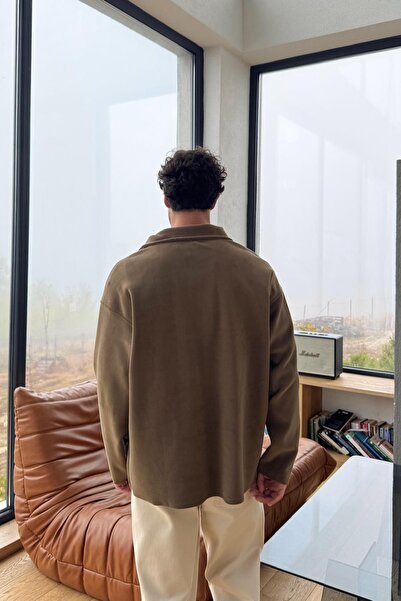 Flaw Wear Zippered Polo Neck Sweatshirt