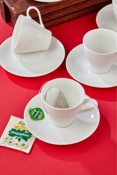 Cooker 6-Piece 220 ml Porcelain Cup Set |   Stylish Boxed Gift Coffee Cup