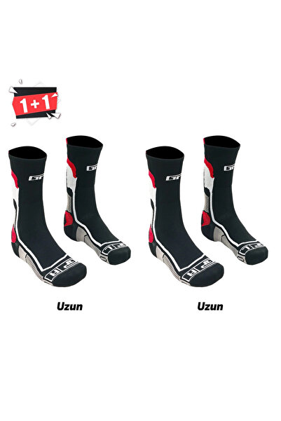 GP KOMPOZİT Set de șosete termice lungi universale roșii