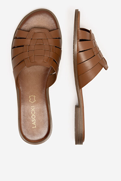 LASOCKI γυναικεία σαγιονάρα 5905588572657 Καφέ