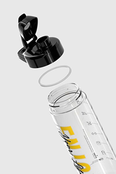 Renga Lidya Enjoy Desen 730 ml Tritan Water Bottle 912035 Black