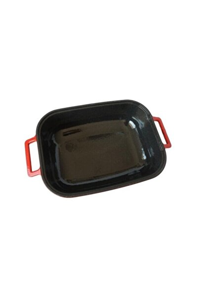 OEM Double Cast Iron Enameled Tray, 4L + 2.5L Capacity, 25 x 33 cm, 7.5 kg