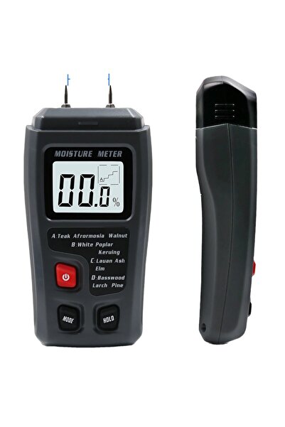 OEM Professional Moisture Meter, Portable Tester, Detector for Wood, LCD, Black
