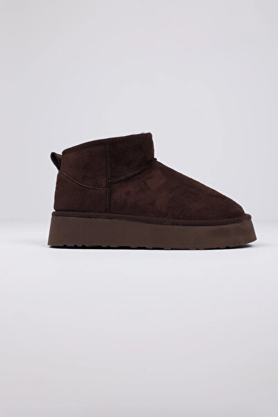 Banksy Tüylü Ultra Mini Boy Kadın Bot Ayakkabı