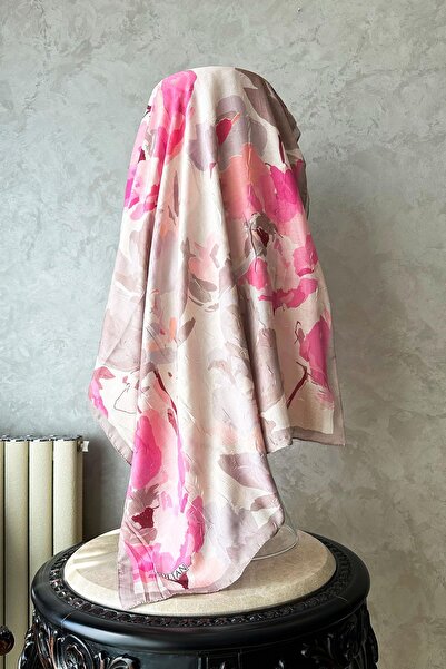 Sultan Eşarp Sultan Desenli Bambu Kraş Şal - Gizem Modeli - DK02-05