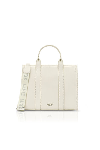 Lavie Luxe Women's Cob's25 Large satchel (Off White)